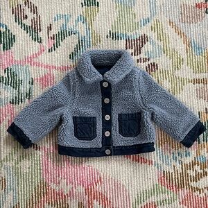 GAP Blue Sherpa Jean Jacket 12 months
